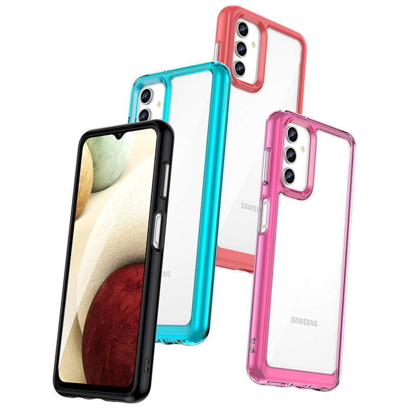 Outer Space Case Samsung Galaxy A13 5G dangtelis su lanksčiu rėmeliu permatomu