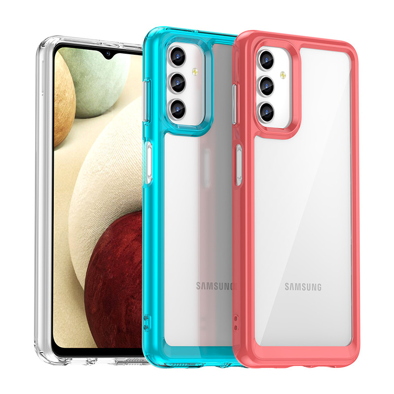 Outer Space Case Samsung Galaxy A13 5G dangtelis su lanksčiu rėmeliu permatomu
