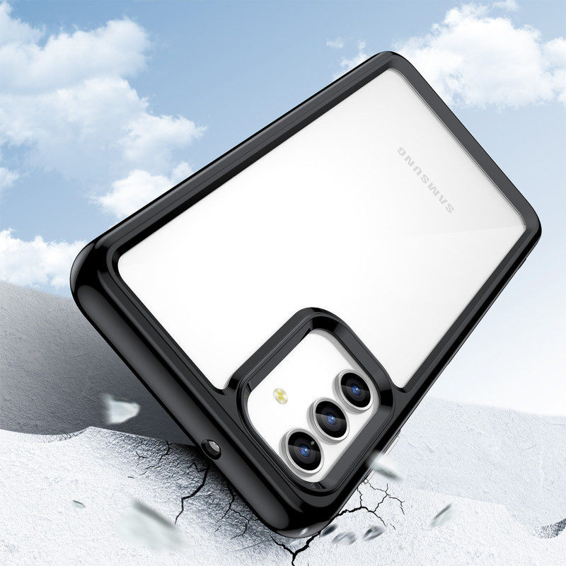 Outer Space Case Samsung Galaxy A13 5G dangtelis su lanksčiu rėmeliu permatomu