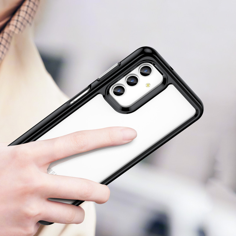 Outer Space Case Samsung Galaxy A13 5G dangtelis su lanksčiu rėmeliu permatomu