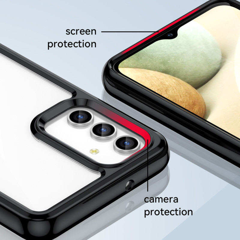 Outer Space Case Samsung Galaxy A13 5G dangtelis su lanksčiu rėmeliu permatomu