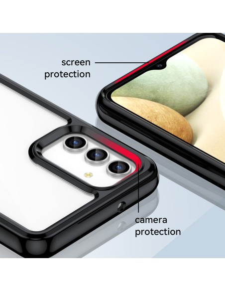 Outer Space Case Samsung Galaxy A13 5G dangtelis su lanksčiu rėmeliu permatomu Outer Space Case Samsung Galaxy A13 5G dangtelis su lanksčiu rėmeliu permatomu