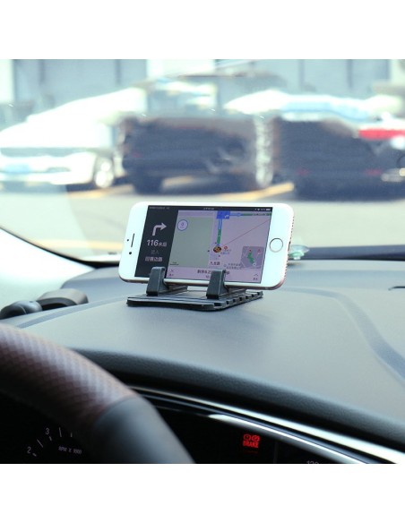 Universalus automobilio laikiklis silikoninis telefono stovas nano padas raudonas Universalus automobilio laikiklis silikoninis telefono stovas nano padas raudonas