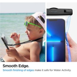 Spigen Aqua Shield A601 korpusas atsparus vandeniui IPX8 - skaidrus