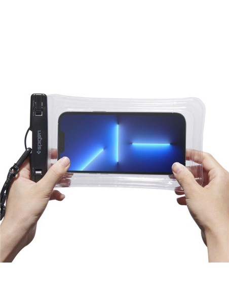 Spigen Aqua Shield A610 dėklas, atsparus vandeniui, plūduriuojantis ant vandens - skaidrus