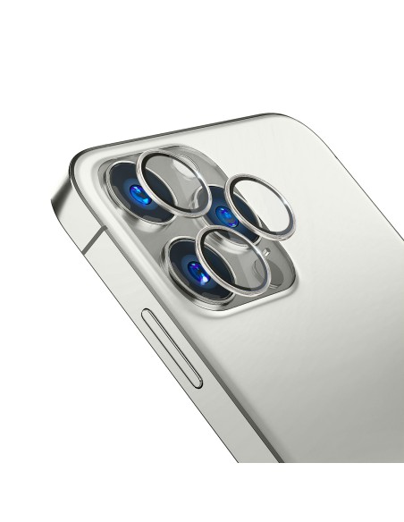 3mk Lens Protection Pro kameros dangtelis, skirtas iPhone 14 Pro / iPhone 14 Pro Max – sidabrinis