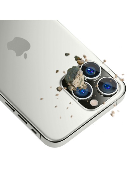 3mk Lens Protection Pro kameros dangtelis, skirtas iPhone 14 Pro / iPhone 14 Pro Max – sidabrinis 3mk Lens Protection Pro kameros dangtelis, skirtas iPhone 14 Pro / iPhone 14 Pro Max – sidabrinis