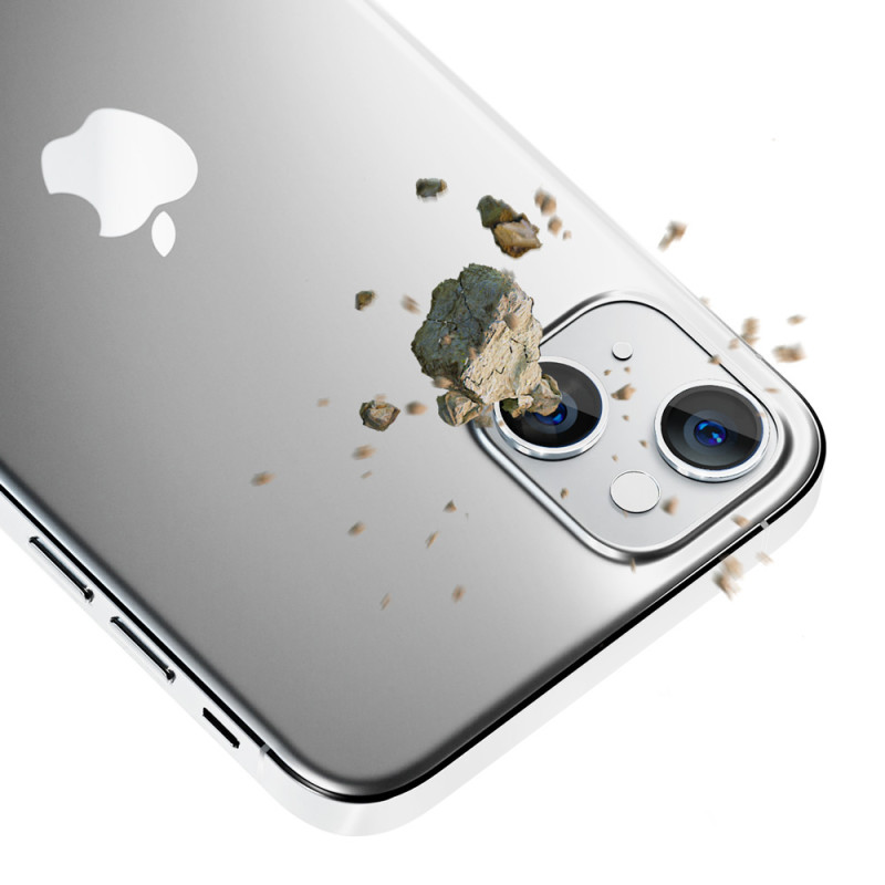 3mk Lens Protection Pro fotoaparato dangtelis, skirtas iPhone 14 Plus – sidabrinis