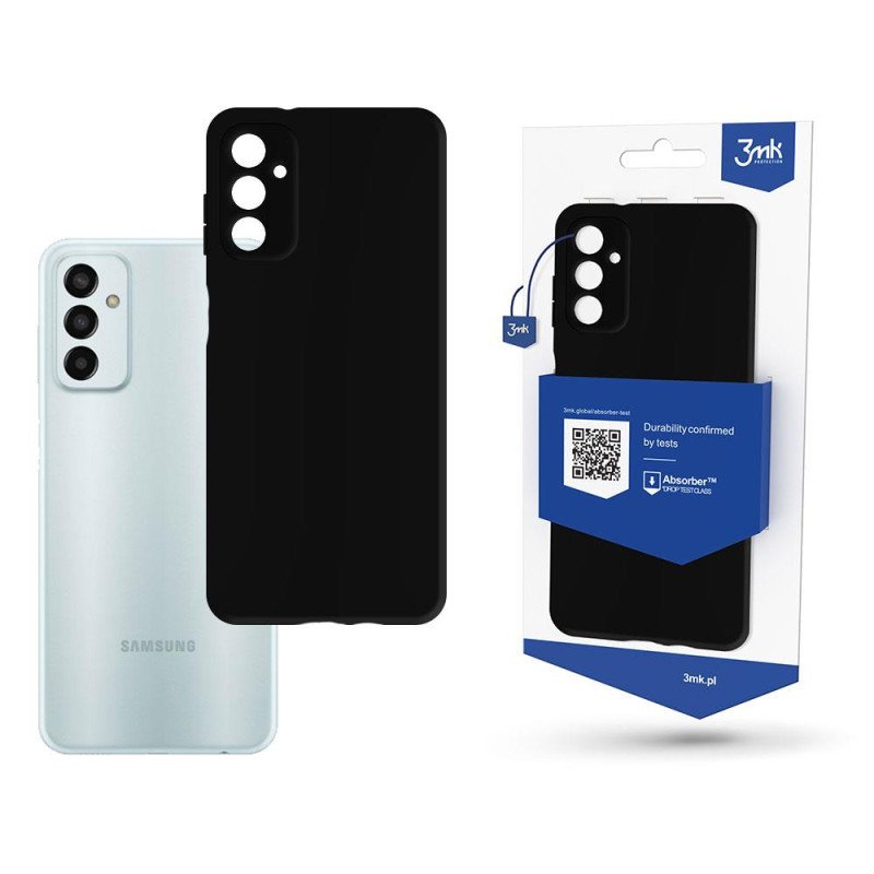 3mk matinis dėklas, skirtas Samsung Galaxy M13 4G - juodas 3mk matinis dėklas, skirtas Samsung Galaxy M13 4G - juodas