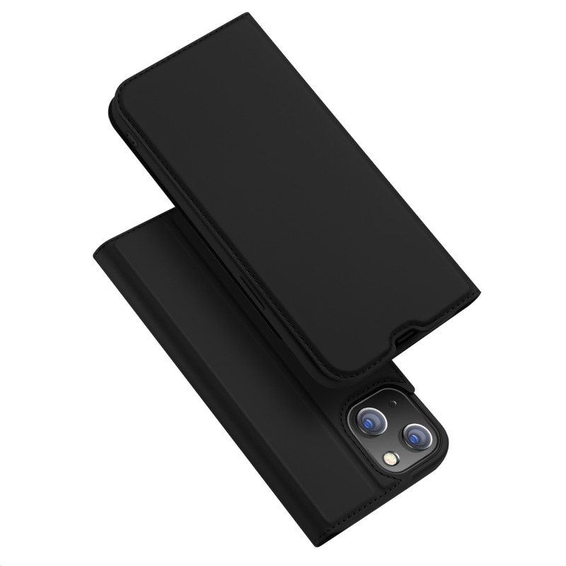 Dux Ducis Skin Pro dėklo dėklo dangtelis su atvartu iPhone 13/ 14 juodas