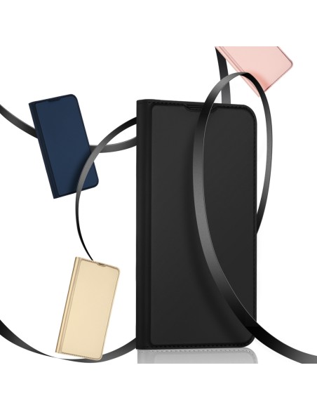 Dux Ducis Skin Pro dėklo dėklo dangtelis su atvartu iPhone 14/ 13 aukso