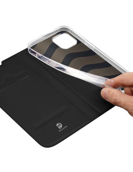 Dux Ducis Skin Pro dėklo dėklo dangtelis su atvartu iPhone 14 Plus juodas Dux Ducis Skin Pro dėklo dėklo dangtelis su atvartu iPhone 14 Plus juodas