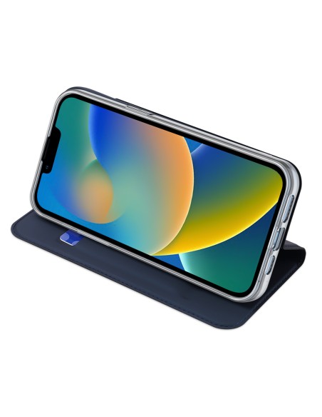 Dux Ducis Skin Pro dėklo dėklo dangtelis su atvartu iPhone 14 Plus mėlynas