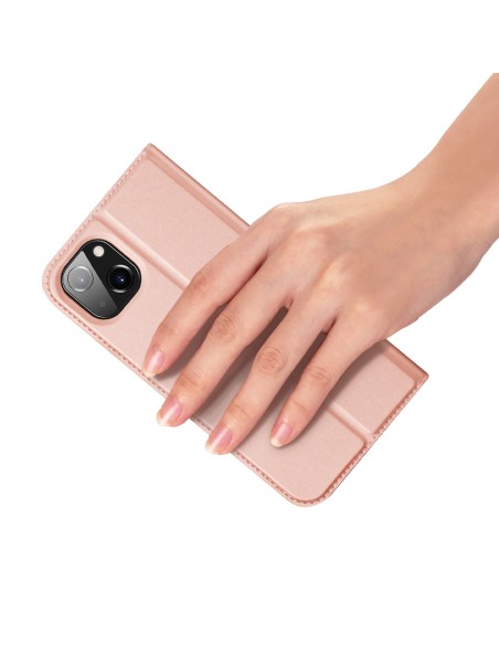 Dux Ducis Skin Pro dėklo dėklo dangtelis su atvartu iPhone 14 Plus rožinis Dux Ducis Skin Pro dėklo dėklo dangtelis su atvartu iPhone 14 Plus rožinis