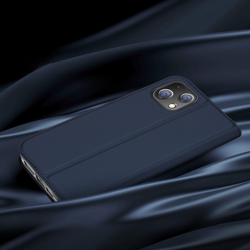 Dux Ducis Skin Pro dėklo dėklo dangtelis su atvartu iPhone 14 Plus rožinis