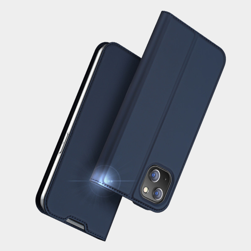 Dux Ducis Skin Pro dėklo dėklo dangtelis su atvartu iPhone 14 Plus rožinis