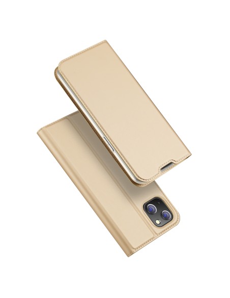 Dux Ducis Skin Pro dėklo dėklo dangtelis su atvartu iPhone 14 Plus auksinis Dux Ducis Skin Pro dėklo dėklo dangtelis su atvartu iPhone 14 Plus auksinis
