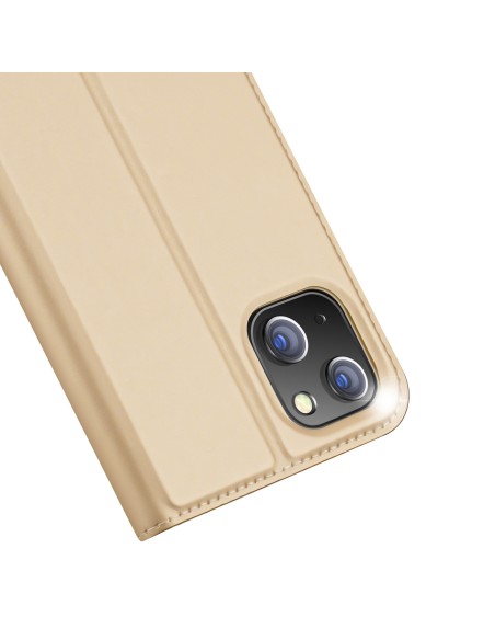 Dux Ducis Skin Pro dėklo dėklo dangtelis su atvartu iPhone 14 Plus auksinis Dux Ducis Skin Pro dėklo dėklo dangtelis su atvartu iPhone 14 Plus auksinis