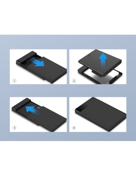 HDD SSD disko korpusas SATA 2.5'' USB 3.2 Gen 1