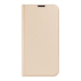 Dux Ducis Skin Pro dėklo dėklo dangtelis su atvartu iPhone 14 Plus auksinis
