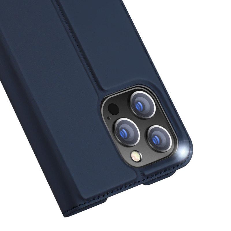 Dux Ducis Skin Pro dėklo dėklo dangtelis su atvartu iPhone 14 Pro mėlynas