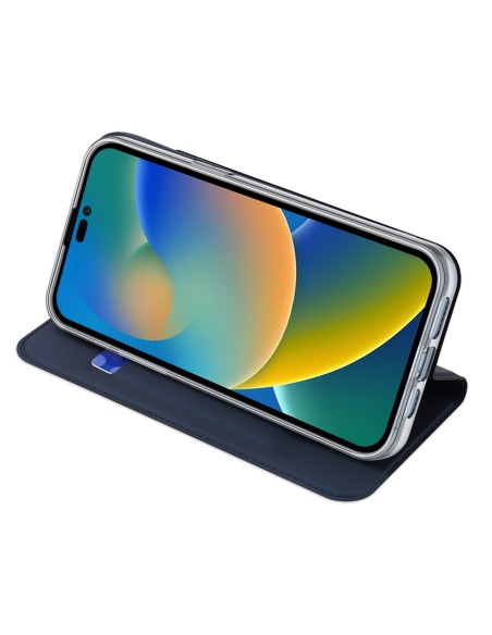 Dux Ducis Skin Pro dėklo dėklo dangtelis su atvartu iPhone 14 Pro mėlynas Dux Ducis Skin Pro dėklo dėklo dangtelis su atvartu iPhone 14 Pro mėlynas