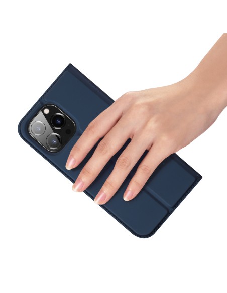 Dux Ducis Skin Pro dėklo dėklo dangtelis su atvartu iPhone 14 Pro mėlynas Dux Ducis Skin Pro dėklo dėklo dangtelis su atvartu iPhone 14 Pro mėlynas