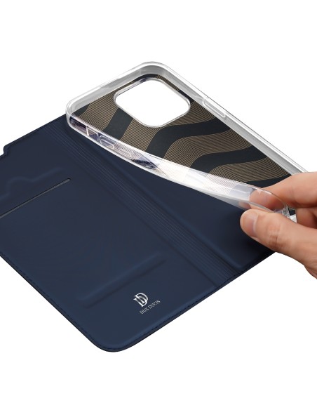 Dux Ducis Skin Pro dėklo dėklo dangtelis su atvartu iPhone 14 Pro mėlynas Dux Ducis Skin Pro dėklo dėklo dangtelis su atvartu iPhone 14 Pro mėlynas
