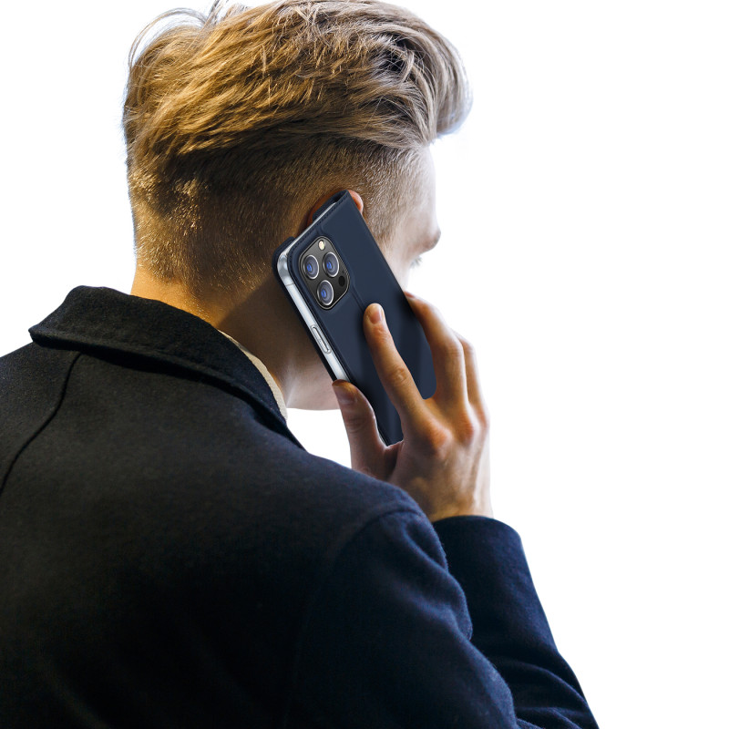 Dux Ducis Skin Pro dėklo dėklo dangtelis su atvartu iPhone 14 Pro mėlynas