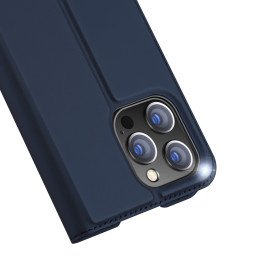 Dux Ducis Skin Pro dėklo dėklo dangtelis su atvartu iPhone 14 Pro Max mėlynas