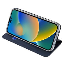 Dux Ducis Skin Pro dėklo dėklo dangtelis su atvartu iPhone 14 Pro Max mėlynas