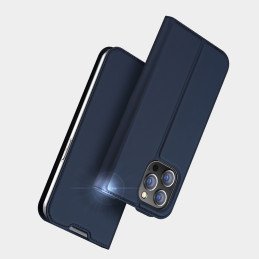 Dux Ducis Skin Pro dėklo dėklo dangtelis su atvartu iPhone 14 Pro Max mėlynas
