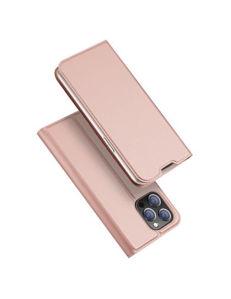 Dux Ducis Skin Pro dėklo dėklo dangtelis su atvartu iPhone 14 Pro Max rožinis