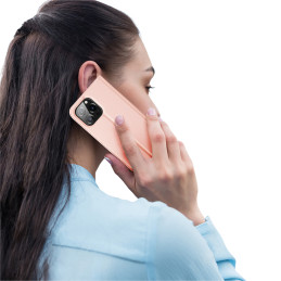 Dux Ducis Skin Pro dėklo dėklo dangtelis su atvartu iPhone 14 Pro Max rožinis