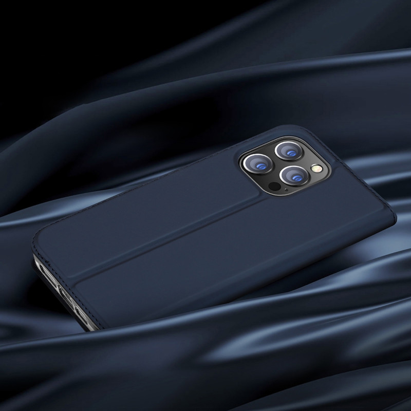 Dux Ducis Skin Pro dėklo dėklo dangtelis su atvartu iPhone 14 Pro Max rožinis