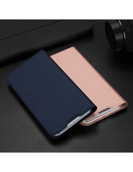 Dux Ducis Skin Pro dėklo dėklo dangtelis su atvartu iPhone 14 Pro Max rožinis
