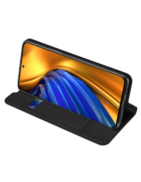 Dux Ducis Skin Pro dėklo dėklo dangtelis su atvartu Xiaomi Poco F4 5G juodas Dux Ducis Skin Pro dėklo dėklo dangtelis su atvartu Xiaomi Poco F4 5G juodas