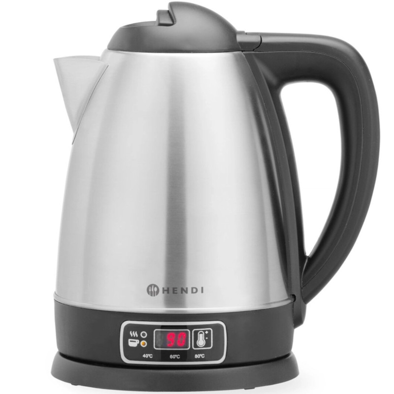 Belaidis elektrinis virdulys su temperatūros reguliavimu 1,8 l - Hendi 209943
