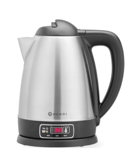 Belaidis elektrinis virdulys su temperatūros reguliavimu 1,8 l - Hendi 209943
