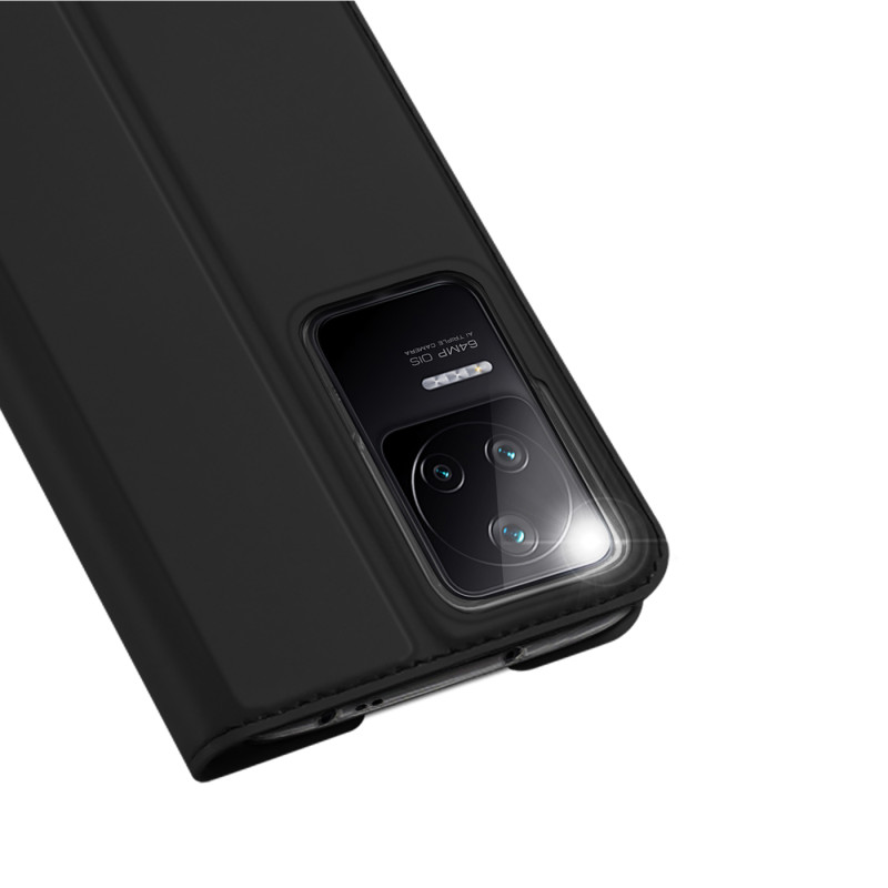 Dux Ducis Skin Pro dėklo dėklo dangtelis su atvartu Xiaomi Poco F4 5G juodas
