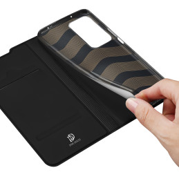 Dux Ducis Skin Pro dėklo dėklo dangtelis su atvartu Xiaomi Poco F4 5G juodas