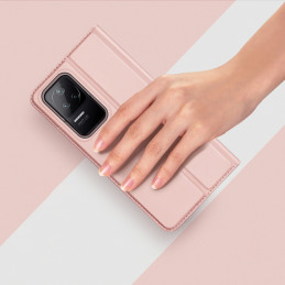 Dux Ducis Skin Pro dėklo dėklo dangtelis su atvartu Xiaomi Poco F4 5G juodas