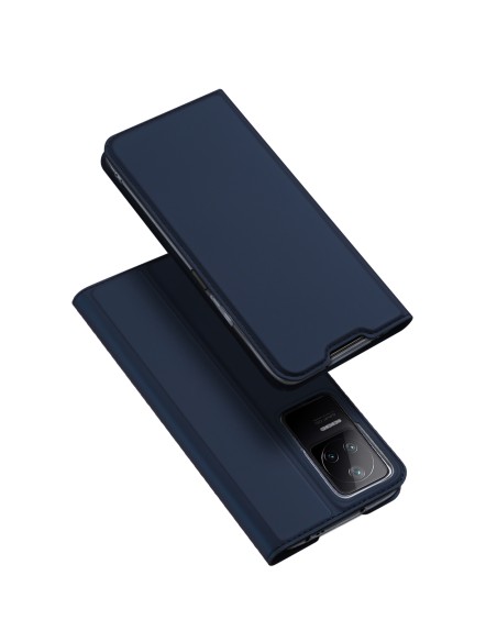 Dux Ducis Skin Pro dėklo dėklo dangtelis su atvartu Xiaomi Poco F4 5G mėlyna