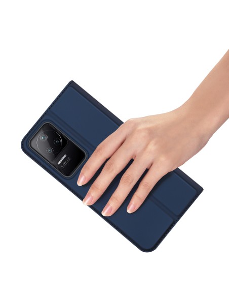 Dux Ducis Skin Pro dėklo dėklo dangtelis su atvartu Xiaomi Poco F4 5G mėlyna