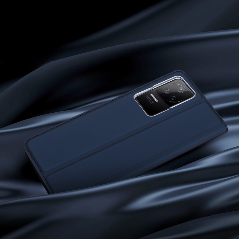 Dux Ducis Skin Pro dėklo dėklo dangtelis su atvartu Xiaomi Poco F4 5G mėlyna