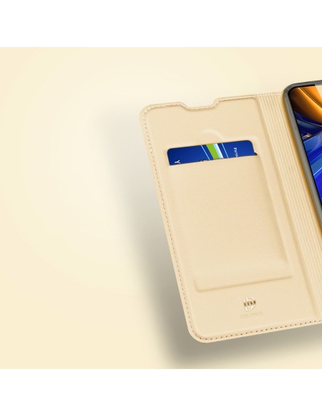 Dux Ducis Skin Pro dėklo dėklo dangtelis su atvartu Xiaomi Poco F4 5G mėlyna