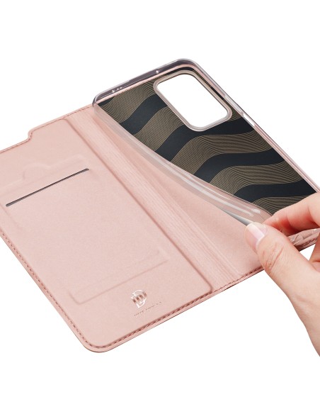 Dux Ducis Skin Pro dėklo dėklo dangtelis su atvartu Xiaomi Poco F4 5G rožinė Dux Ducis Skin Pro dėklo dėklo dangtelis su atvartu Xiaomi Poco F4 5G rožinė