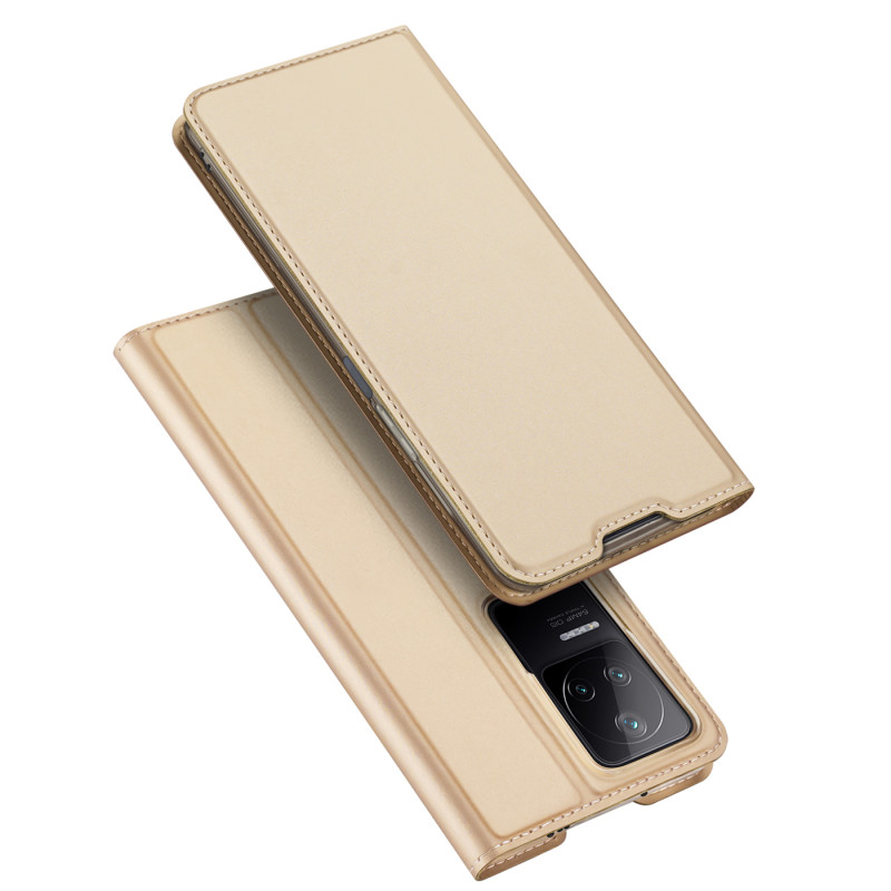 Dux Ducis Skin Pro dėklo atverčiamas dangtelis Xiaomi Poco F4 5G Gold Dux Ducis Skin Pro dėklo atverčiamas dangtelis Xiaomi Poco F4 5G Gold