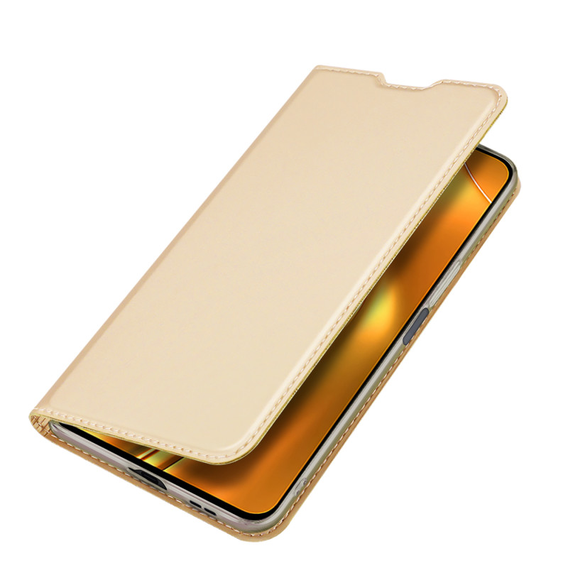 Dux Ducis Skin Pro dėklo atverčiamas dangtelis Xiaomi Poco F4 5G Gold