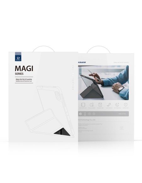 Dux Ducis Magi dėklas iPad mini 2021 išmanusis dangtelis su stovu ir laikikliu Apple Pencil juodai Dux Ducis Magi dėklas iPad mini 2021 išmanusis dangtelis su stovu ir laikikliu Apple Pencil juodai